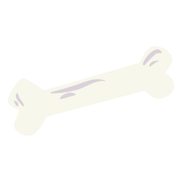 Изолированная иконка игрушки с белыми костями