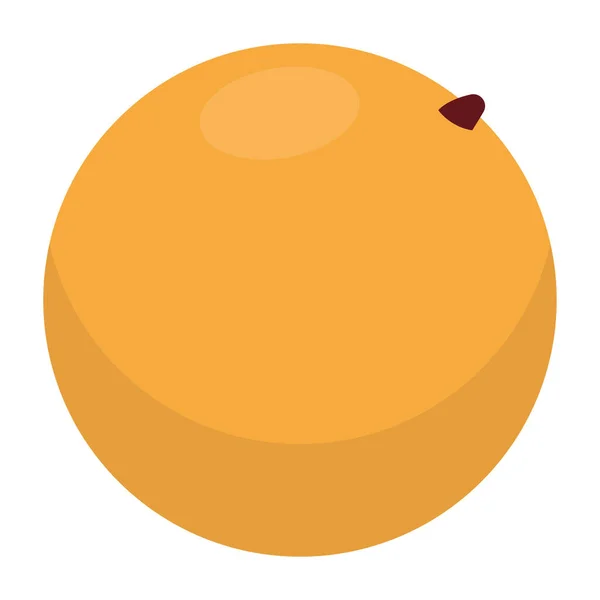 Μεμονωμένο Χρωματισμένο Πορτοκαλί Εικονίδιο Επίπεδη Σχεδίαση Διανυσματική Απεικόνιση — Διανυσματικό Αρχείο