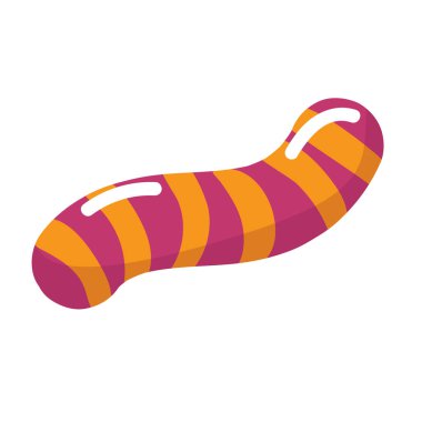 Renkli şeker sakızları Cadılar Bayramı Vektör illüstrasyonu