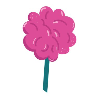 Cadılar Bayramı lolipop şeker numarası ya da Vektör illüstrasyonu