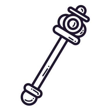 İzole edilmiş kral asası ikonu Kraliyet mücevher temsilciliği