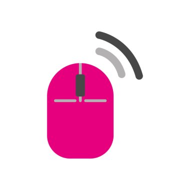 İzole edilmiş bilgisayar fare ofis arz simgesi Vektör illüstrasyonu