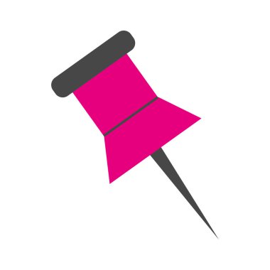 İzole edilmiş pin ofisi arz simgesi Vektör illüstrasyonuName