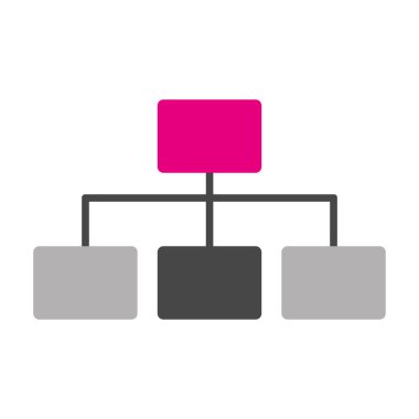 İzole edilmiş iş grafiği vektör illüstrasyonu