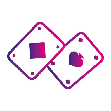 İzole edilmiş renkli kart simgesi Vektör illüstrasyonuName