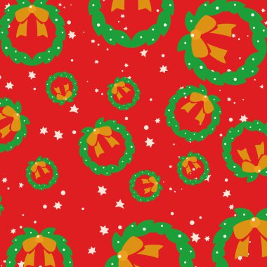 Noel desenli arka plan Hediye Paketi Kağıt Vektörü illüstrasyonu