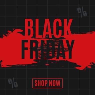 Siyah Cuma satış arka plan vektör çizim