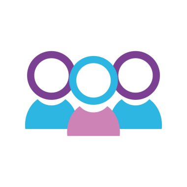 Takım çalışması iş simgesi Vektör illüstrasyonu