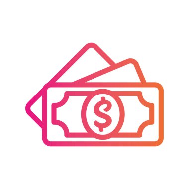 Para Faturaları Grubu Finans simgesi Vektör illüstrasyonuName