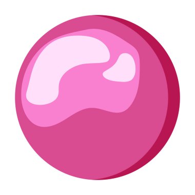 Renkli ayrıntılı şeker ikonu Vektör illüstrasyonu