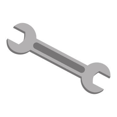 İzole edilmiş renkli anahtar aracı simgesi Vektör illüstrasyonu