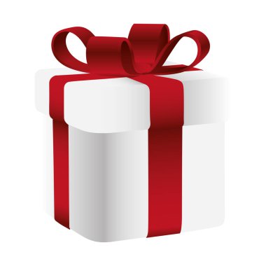 İzole edilmiş renkli hediye paketi kutu vektörü illüstrasyonuName