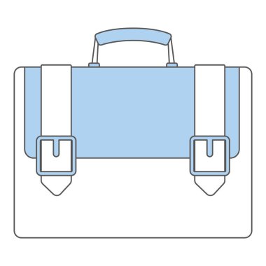 İş çantası simgesi Vektör illüstrasyonu