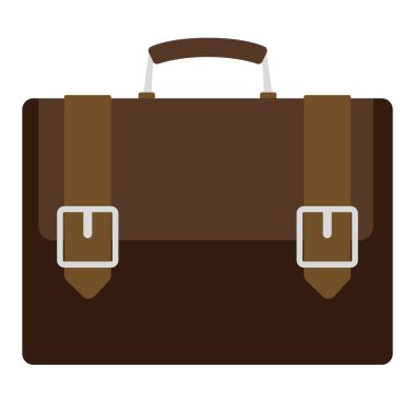 İş çantası simgesi Vektör illüstrasyonu