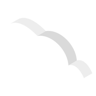 İzometrik bulut vektörü illüstrasyonuName