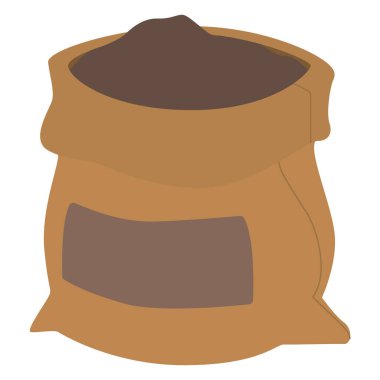 Renkli bahçe çuvalı ikonu Vektör illüstrasyonu