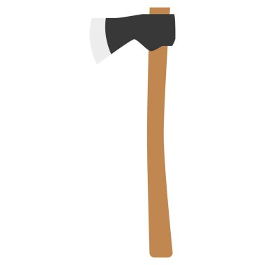 Renkli bahçe balta ikonu Vektör illüstrasyonu