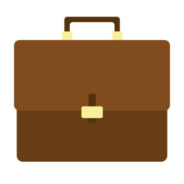 İş çantası simgesi Vektör illüstrasyonu