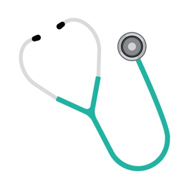 İzole edilmiş stetoskop vektör illüstrasyonuName