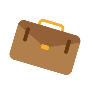 Renkli iş çantası simgesi Vektör illüstrasyonu