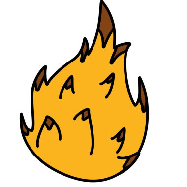 Renkli pitaya meyve ikonu Vektör illüstrasyonu