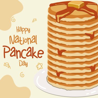 Ulusal gözleme günü arka plan Vektör illüstrasyonu