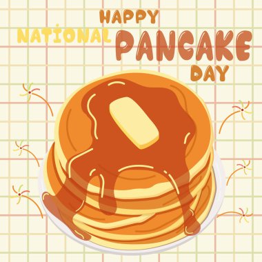 Ulusal gözleme günü arka plan Vektör illüstrasyonu