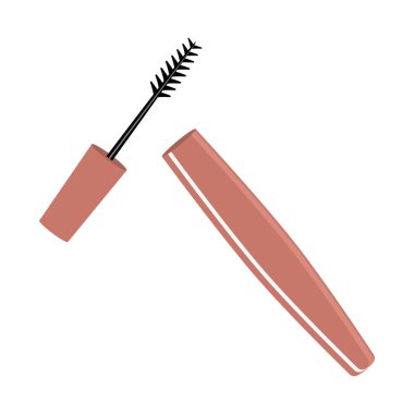 Isolated Mascara colored fashion icon Vector illustration