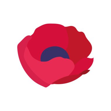 Renkli çiçek simgesi İlkbahar Zamanı Vektör illüstrasyonu