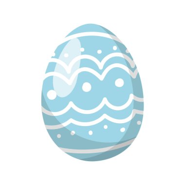 Paskalya Yumurtası ikonu Paskalya Vector illüstrasyonu