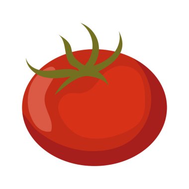Domates Sebze Simgesi Sağlıklı Besin Vektörü İllüstrasyonu