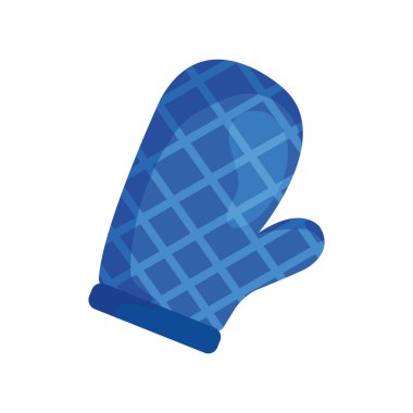 Eldiven fırın eldiveni simgesi çizimi