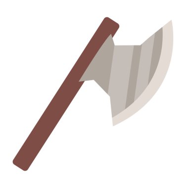 Ortaçağ silah ikonu Vektör illüstrasyonu