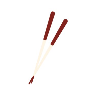 Bir çift klasik çubuk. Vektör illüstrasyonu