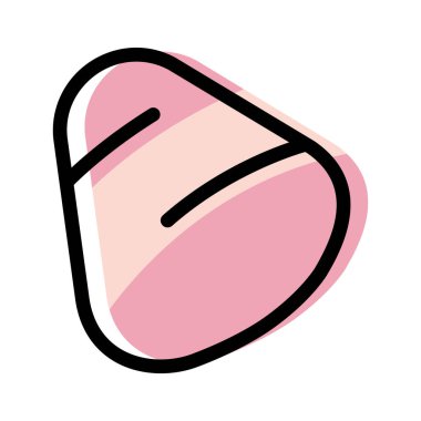 Klasik mısır şekeri ikonu. Vektör illüstrasyonu