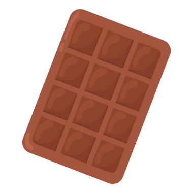 Sütlü çikolata. Vektör illüstrasyonu