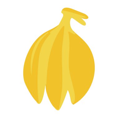 Muz demeti düz stil. Vektör illüstrasyonu