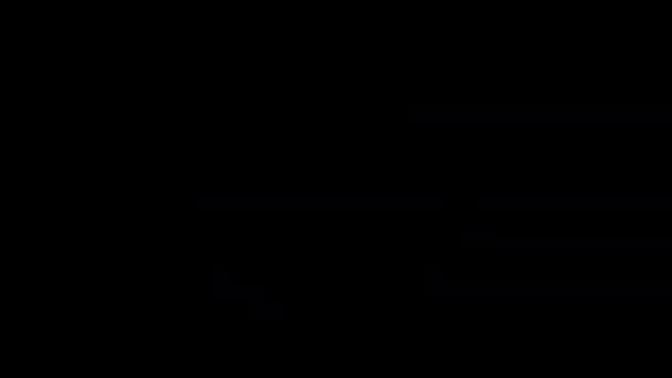 Black Friday Banner Sinal Venda Para Vídeo Promocional Emblema Venda — Vídeo de Stock