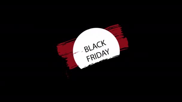 Panji Black Friday Untuk Promo Video Lencana Jual Penawaran Khusus — Stok Video