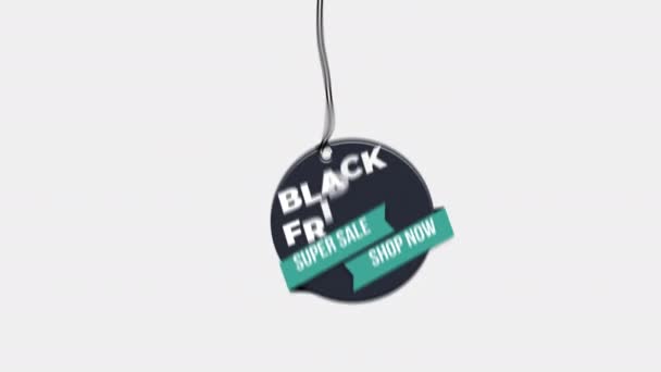Bannière Vente Black Friday Pour Vidéo Promo Badge Vente Offre — Video