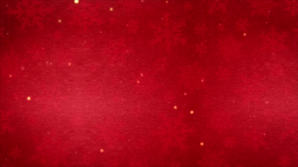 Červená Veselá Vánoční Pozadí Animace Dekorace Ornament Alfa Kanál — Stock video