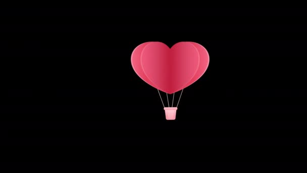 Love Heart Icon Animation Heart Beat Concept Valentine Day Love — Stockvideo