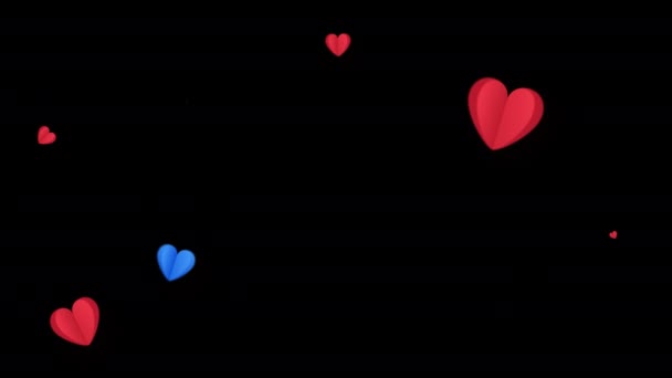 Love Heart Icon Animation Heart Beat Concept Valentine Day Love — Wideo stockowe