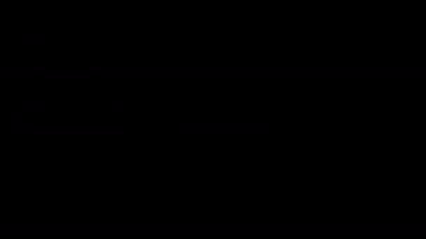 Типа Подписаться Нажать Иконку Колокол Петля Анимации Видео Прозрачный Фон — стоковое видео
