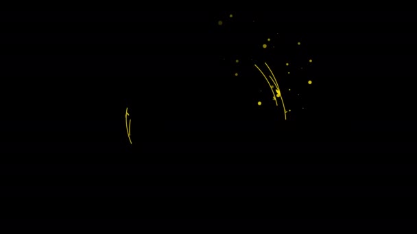 Свадебные Заголовки Копировать Пространство Текста Анимированный Цветок Листья Венок Цветочные — стоковое видео