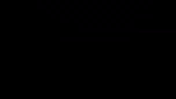 Туман Эффекты Дыма Слои Loop Анимация Видео Прозрачный Фон Альфа — стоковое видео