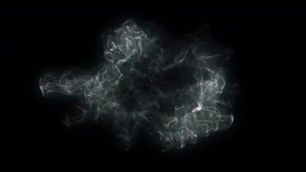 Fog Effects Smoke Elements Loop Animation Video Transparent Background Alpha — Stock video