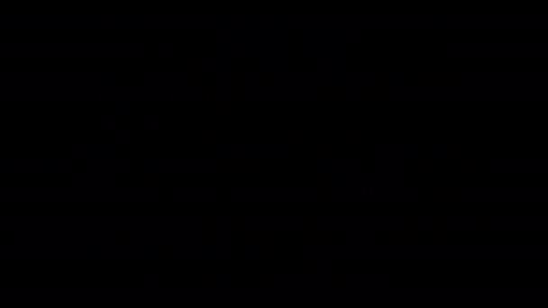 Туман Ефекти Дим Елементи Петлі Анімація Відео Прозорий Фон Альфа — стокове відео