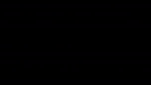 Мультфильм Переход Жидкий Эффект Огня Петля Анимации Видео Прозрачный Фон — стоковое видео