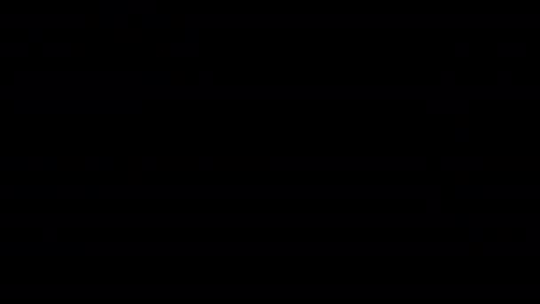 Форма Спалах Вибухова Анімаційна Петля Руху Графіка Відео Прозорий Фон — стокове відео